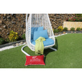 Hot Design Outdoor Patio Jardim cadeira de balanço de vime Poly Rattan Hammock